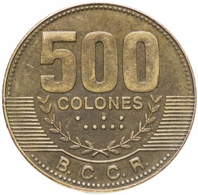 купить Коста-Рика 500 колонов (colones) 2007