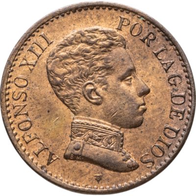 купить Испания 1 сентимо (sentimo) 1906