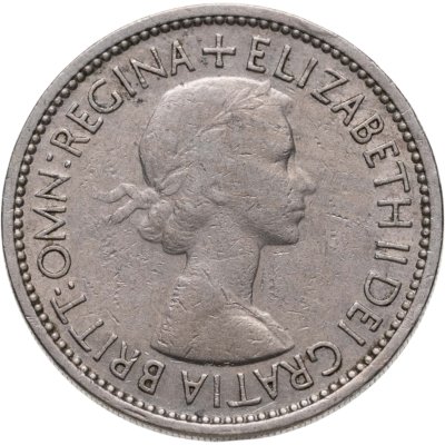 купить Великобритания 2 шиллинга (флорин, shillings) 1953