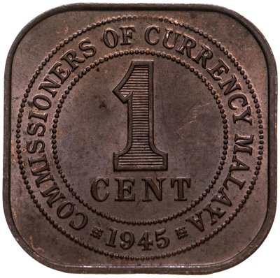 купить Малайя 1 цент (cent) 1945