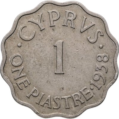 купить Кипр 1 пиастр (piastre) 1938
