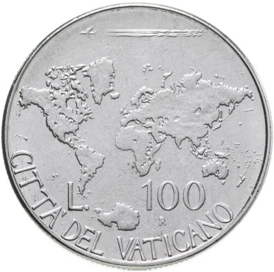 купить Ватикан 100 лир 1985