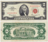 купить США 2 доллара 1963 (Pick 382a)
