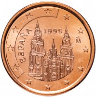 Купить Испания 5 центов (cents) 1999