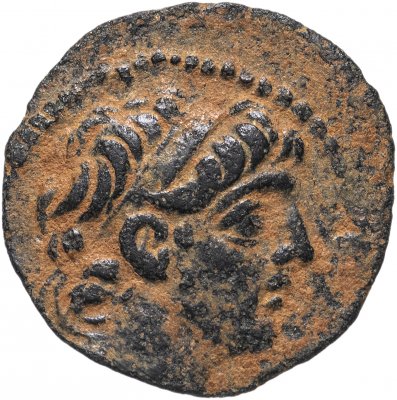 купить Селевкиды, Антиох IX Кизикский, 116-95 годы до Р.Х., АЕ19. сын Клеопатры Тея (пучок молний)