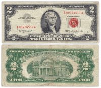 купить США 2 доллара 1963 (Pick 382a)