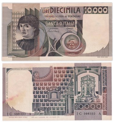 купить Италия 10000 лир 1976 (1982)