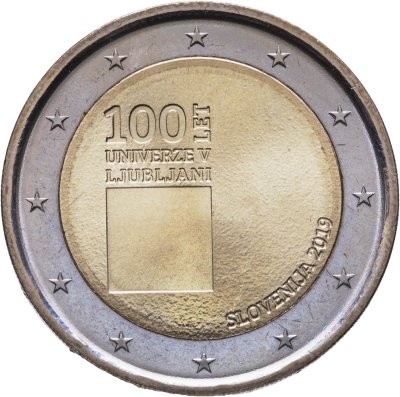 купить Словения 2 евро (euro) 2019 "100 лет университету в Любляне"