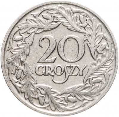 купить Польша 20 грошей (groszy) 1923