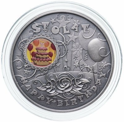 купить Ниуэ 1 доллар 2014 «С днём рождения»