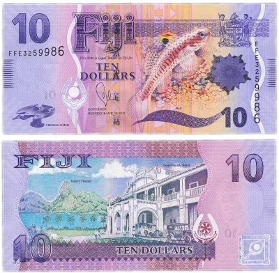 купить Фиджи 10 доллара 2012 (Pick 116а)