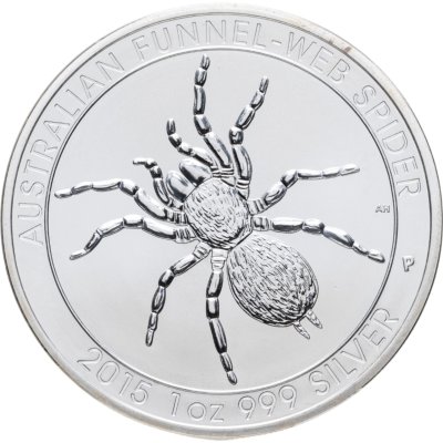 купить Австралия 1 доллар (dollar) 2015 P UNC "Australian Funnel-Web Spider (австралийский Воронкообразный Паук)"