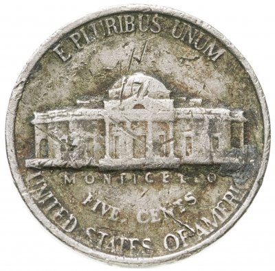 купить США 5 центов (cents) 1970-2003 "Jefferson Nickel", случайная дата и монетный двор