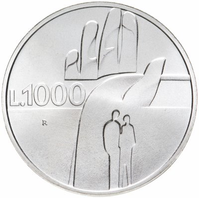 купить Сан-Марино 1000 лир (lire) 1990 "Шестнадцать веков истории"