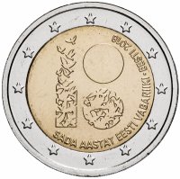 Купить Эстония 2 евро 2018 "100 лет Эстонии"