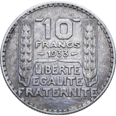 купить Франция 10 франков (francs) 1932-1933, случайный год