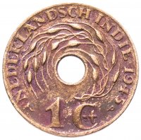 Купить Голландская Ост-Индия 1 цент (cent) 1945 P знак монетного двора: "P" - Филадельфия