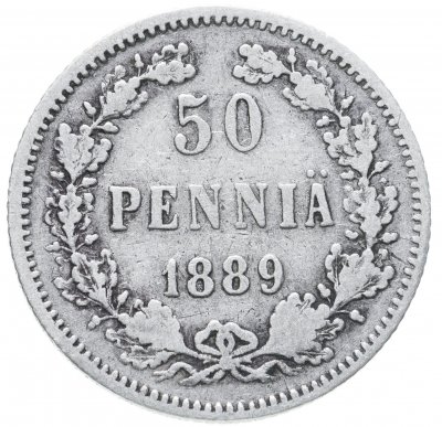 купить 50 пенни 1889 L, для Финляндии