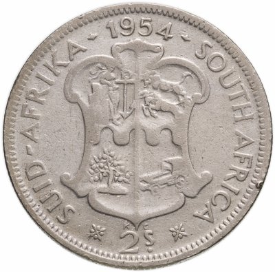 купить ЮАР 2 шиллинга (флорин, shillings) 1954