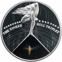 купить Ниуэ 1 доллар 2015 "Прекрасные галактики - галактика "Tinker bell"" с сертификатом