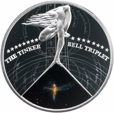 купить Ниуэ 1 доллар 2015 "Прекрасные галактики - галактика "Tinker bell"" с сертификатом