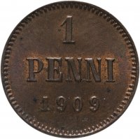 Купить 1 пенни (penni) 1909