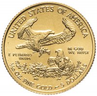 Купить США 5 долларов (dollars) 2017 Американский золотой Орёл (American Gold Eagle)