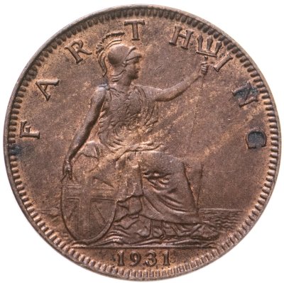 купить Великобритания 1 фартинг 1931