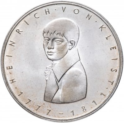 купить Германия 5 марок 1977 "200 лет со дня рождения Генриха фон Клейста"