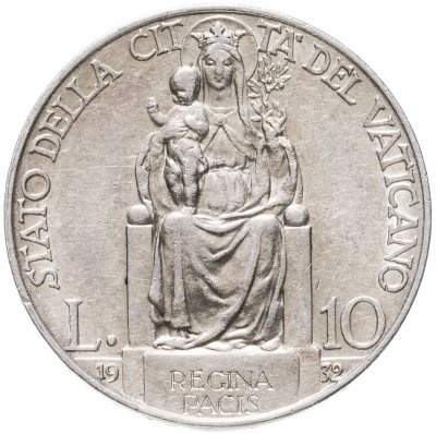 купить Ватикан 10 лир (lire) 1932