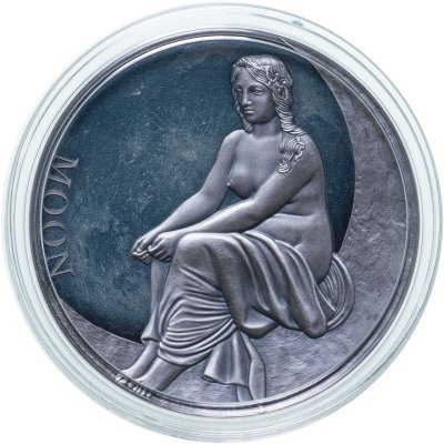 купить Камерун 2000 франков 2022 "Богиня Луна" в футляре, с сертификатом