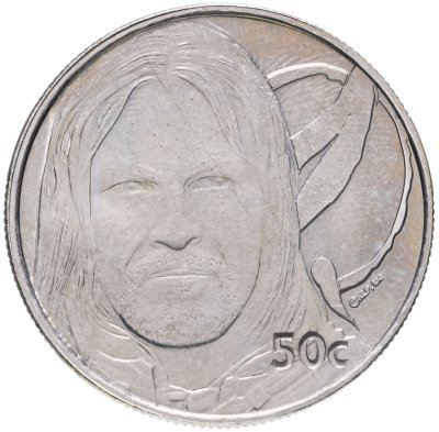 купить Новая Зеландия 50 центов 2003 "Властелин колец - Боромир"