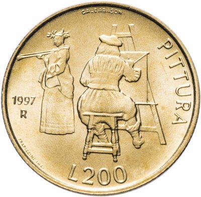 купить Сан-Марино 200 лир (lire) 1997