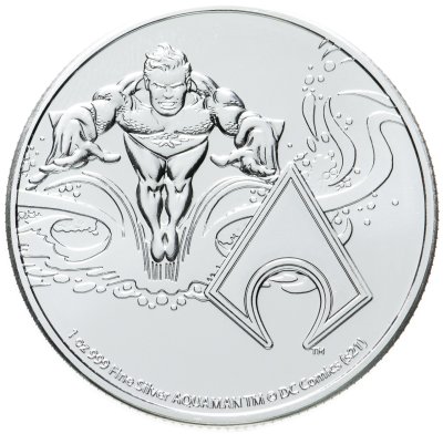 купить Остров Ниуэ 2 доллара 2022 DC Comics - Аквамен