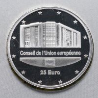 Купить Люксембург 5 евро 2005 "Совет европейского союза" в буклете