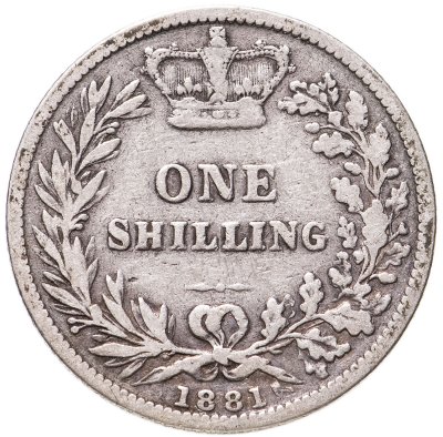 купить Великобритания 1 шиллинг 1881