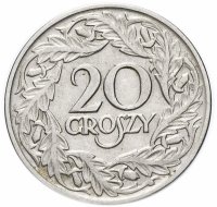 Купить Польша 20 грошей (groszy) 1923