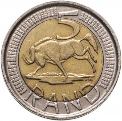 купить ЮАР 5 рандов (рэндов, rand) 2007