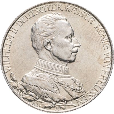 купить Германская империя (Пруссия) 2 марки 1913 "25 лет правления Вильгельма II"
