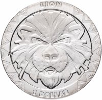 Купить Сьерра-Леоне 1 доллар 2019 "Лев"