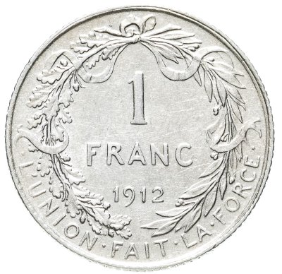купить Бельгия 1 франк (franc) 1912