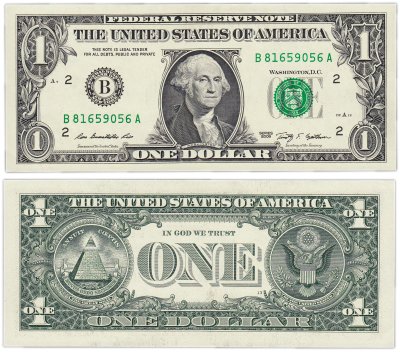 купить США 1 доллар 2009 (Pick 530a) B-Нью Йорк