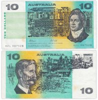 купить Австралия 10 долларов 1991 (Pick 45g)