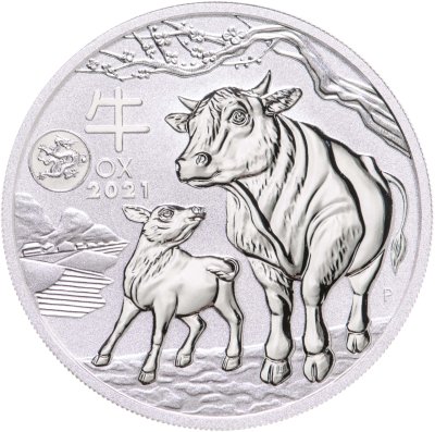 купить Австралия 1 доллар (dollar) 2021 "Китайский гороскоп - год Быка"