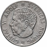 купить Швеция 1 крона (crown) 1968-1973, случайная дата