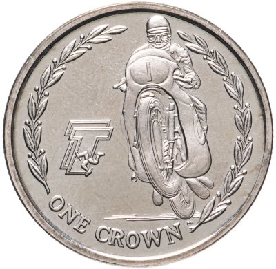 купить Остров Мэн 1 крона (crown) 2005 Мотогонки "Tourist Trophy"
