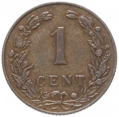 купить Нидерланды 1 цент (cent) 1902