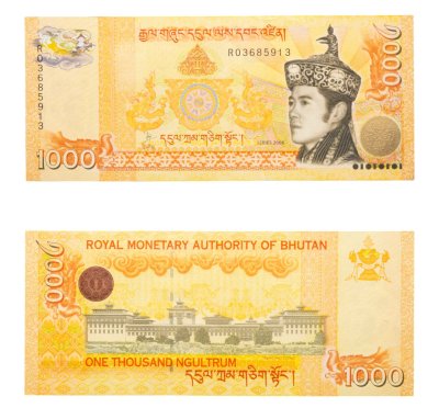 купить Бутан 1000 нгултрум 2008 (Pick 34a)