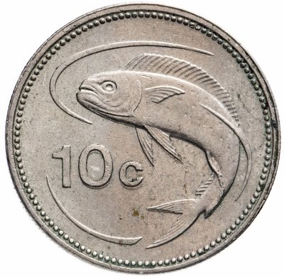 купить Мальта 10 центов (cents) 1991-2007 (герб)
