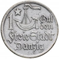 купить Данциг 1 гульден (gulden) 1923